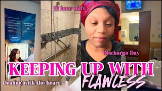 VLOG|Discharge Day•BROKEN HEART ❤️•12 hour CNA shift