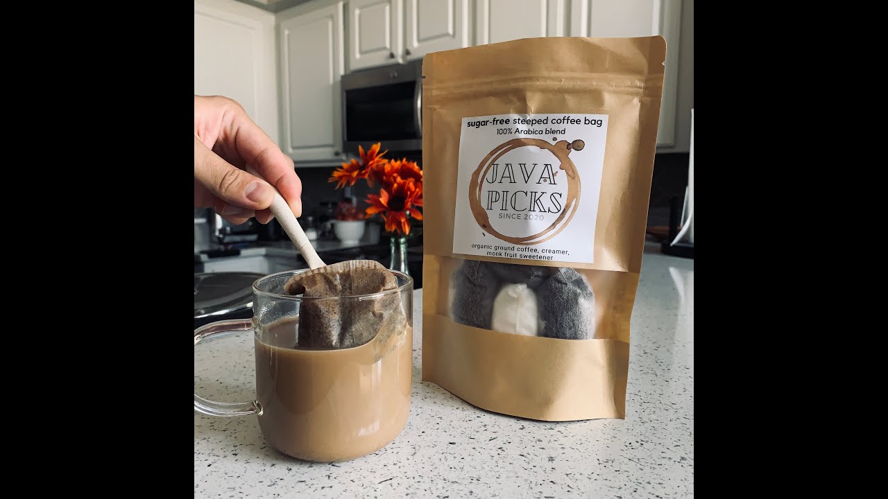 Watch video Sugar-Free 3-in-1 Steeped Coffee Bags Commercial | Java Picks Now Sugar-Free 3-in-1 Steeped Coffee Bags Commercial | Java Picks