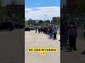 PART TIME JOB FAIR KITCHENER NER/ WATERLOO. More than 3km long line.          #canada #canadalife