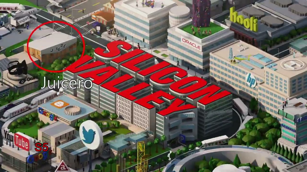 Silicon Valley -  All opening sequence references