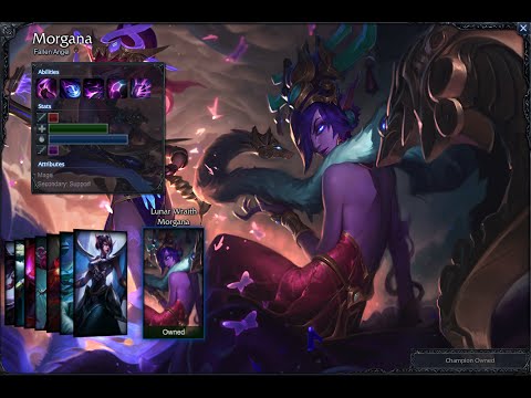 Lunar Wraith Morgana Skin Spotlight Gameplay 1080p HD League Of Legends