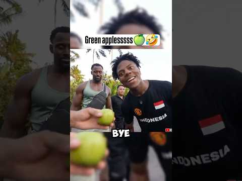 Ishowspeed most funny Green Apple code #ishowspeed #indonesia #apple #fypシ゚viral #ishowspeedshorts