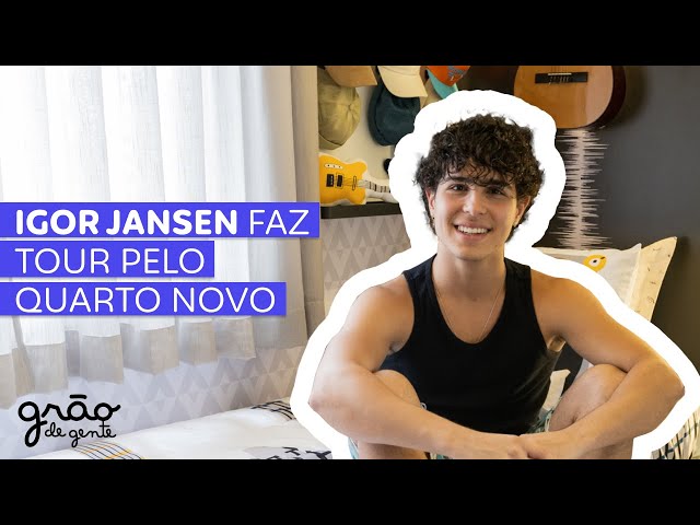 IGOR JANSEN MOSTROU TUDO DO SEU QUARTO NOVO | TOUR PELO QUARTO 🎵