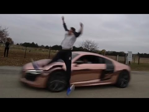 AUDI R8 HITS BAILEY PAYNE😱😱😱