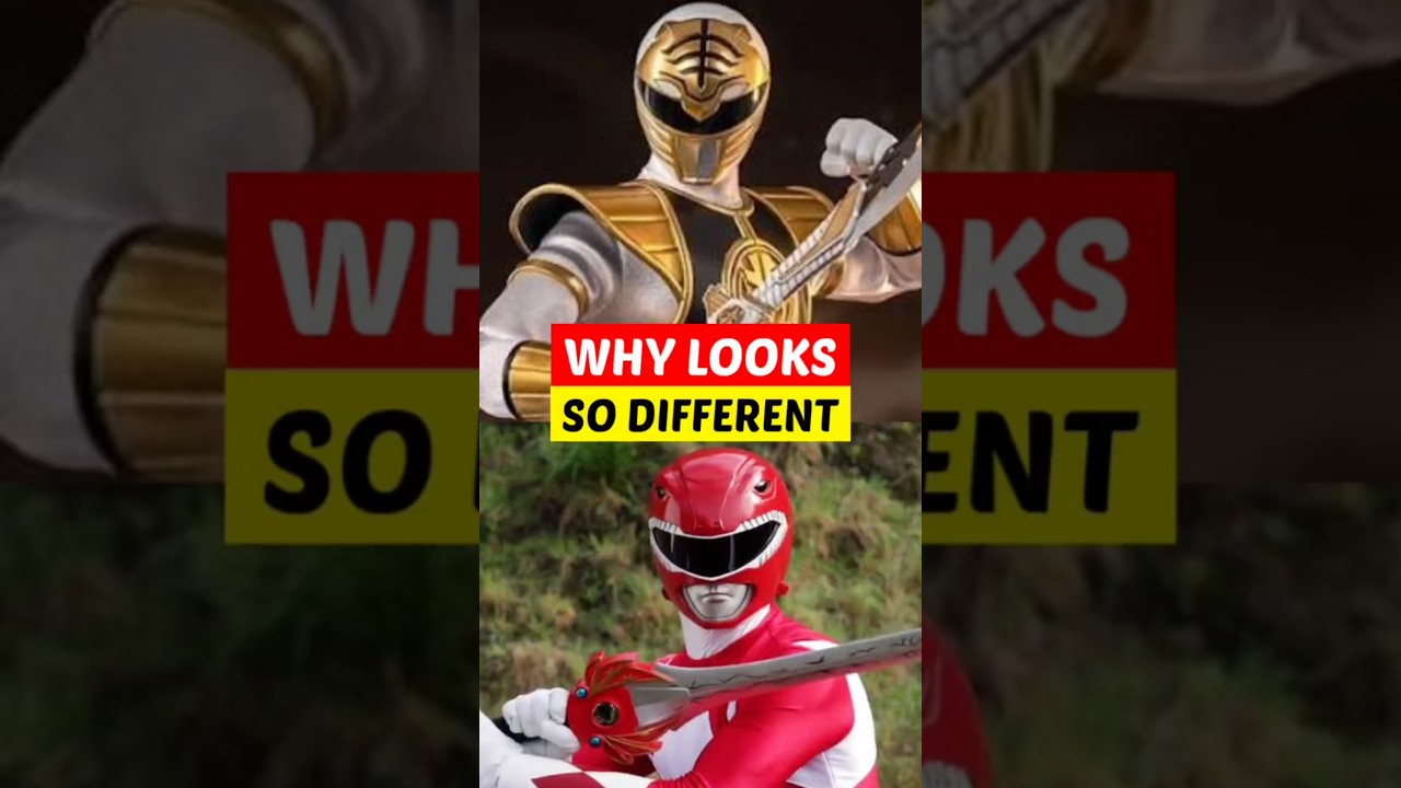 Why the White Ranger Looks So Different from the Others in Mighty Morphin Power Rangers