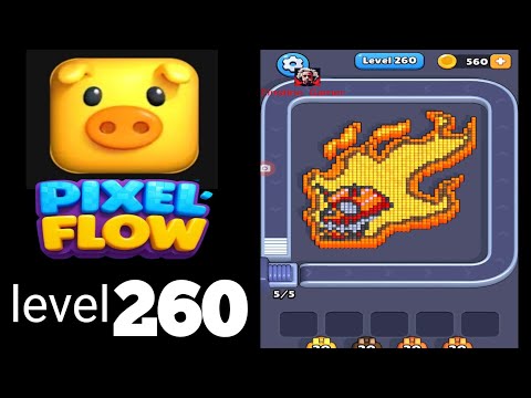 Pixel Flow Level 260 Walkthrough
