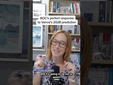 AOC’s perfect response to Vance’s 2028 prediction