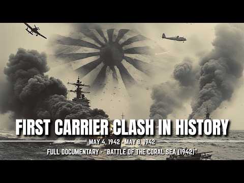 The ENTIRE Battle of the Coral Sea (1942) | First Carrier Clash in WW2 | War Documentary for Sleep