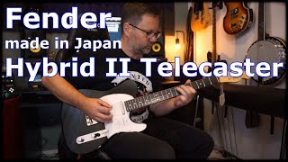 Video thumbnail for Fender Japan Hybrid II Telecaster by Bart Dietvorst