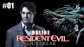 Resident Evil Outbreak - Online 4 player Co-Op - Ep 01