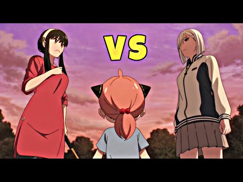 Yor vs Fiona plays Tennis funny scene - Spy x Family