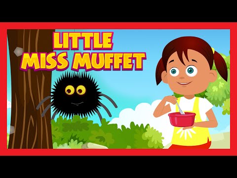 LITTLE MISS MUFFET - English Poem For Kids | Nursery Rhymes