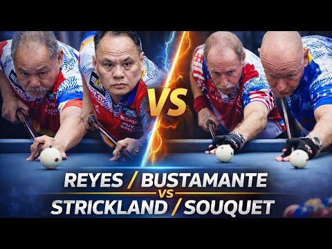 EFREN REYES | FRANCISCO BUSTAMANTE VS EARL STRICKLAND | RALF SOUQUET - 9 BALL CHAMPIONS OF THE TABLE