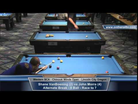John Morra vs Shane VanBoening - CWO Open 8 Ball Hot Seat