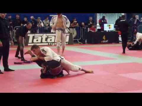Sándor Lakatos vs Johnavelle Gabriel - IBJJF London Open 2015 - Purple Adult - Feather
