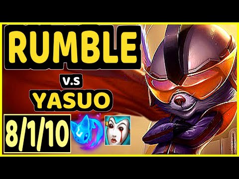 PEKIN WOOF (RUMBLE) vs YASUO - 8/1/10 KDA MID GAMEPLAY - NA Ranked DIAMOND