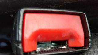 Audi A4 seat belt buckle/chime sensor easy fix