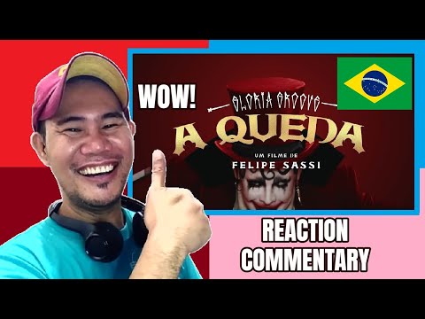 GLORIA GROOVE - A QUEDA (CLIPE OFICIAL) REACTION