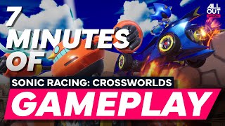 7 minutes of NEW Sonic Racing: CrossWorlds 4K Gameplay
