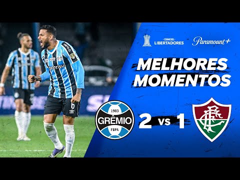 GRÊMIO 2 x 1 FLUMINENSE - CONMEBOL LIBERTADORES 2024 | Paramount Plus Brasil