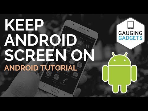 Android Trick - Keep Your Android Screen On While Charging - No app, No Timeout