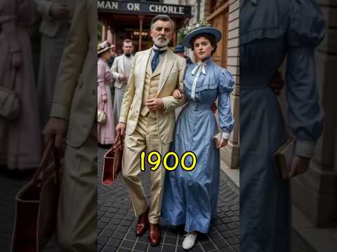 Fashion evolution from 1880 to 1910 🎩✨