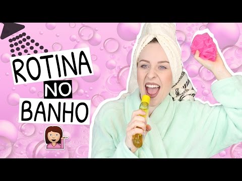 MINHA ROTINA NO BANHO | Adeus cheirinho de suor 🎶