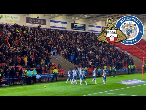 STUNNING GOAL SENDS STOCKPORT COUNTY FANS WILD! - Doncaster Rovers 0-2 Stockport County