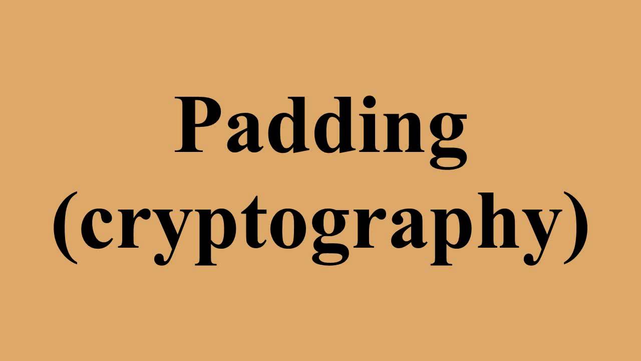 Padding (cryptography)