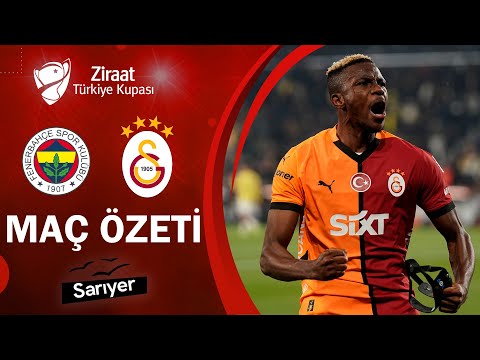 Fenerbahçe 1-2 Galatasaray | GENİŞ MAÇ ÖZETİ | Ziraat Türkiye Kupası Çeyrek Final Maç
