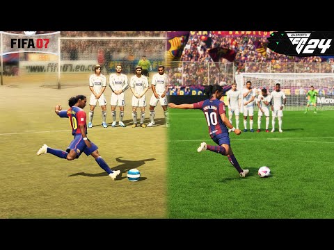 Free Kicks From FIFA 94 to FC 24