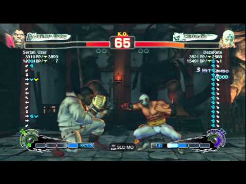 Sertali_Ozer (Balrog) Vs DezaRete (El Fuerte) SSF4 AE Ranked Matches - PSN