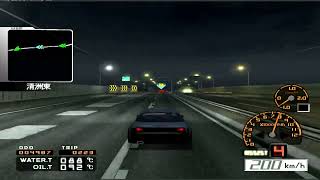 【#首都高バトル01 】東名阪道内回りで、ワンダラー「ターボマン」に会うも、対戦を拒否される#Digest【#PS2 #レトロゲーム 】 #Race #Battle