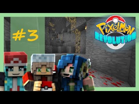 #Pixelmonrevolution Pixelmon Revolution Season 1 Episode 3-  Abba Caving Feat Trin And Maddie