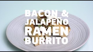 Maruchan Bacon and Jalapeño Ramen Burrito