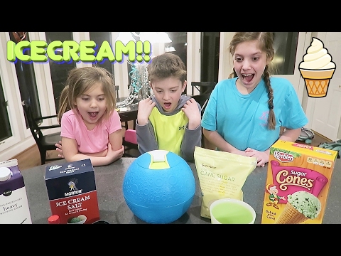🍨 KIDS KICK THE BALL ICE CREAM DIY! 🍦