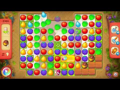 Gardenscapes Level 2305 With No Boosters - Hard Level