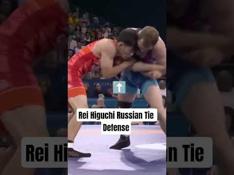 Russian Two on One Defense Rei Higuchi #wrestling #freestylewreslting #olympicwrestling