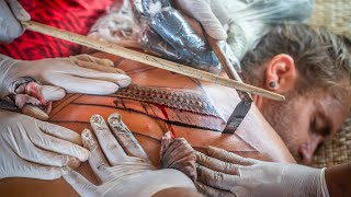 Most PAINFUL experience of my life 😫 Samoan Traditional TATTOO  (Expedition Drenched S01 Ep. 22)