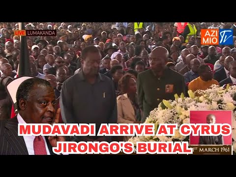 Prime CS Mudavadi, ugari MP Nabii Nabwera Arive at Cyrus Jirongo's Lumakanda home for Burial Service