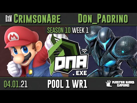 DNA.EXE S10:W1 - Don_Padrino (Dark Samus) vs DxM | CrimsonAbe (Mario) - Pool 1 WR1