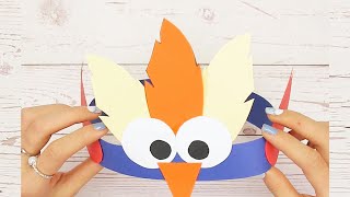DIY Printable Turkey Hats! Thanksgiving Crafts for Kids || Everyday Crafts #shorts