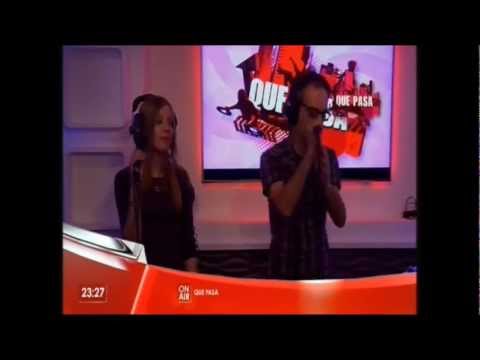 Live on Q-Music: Christopher Phonk ft. Q-Bix - All The Time met vocals van Miss drijf & Tom Kestens