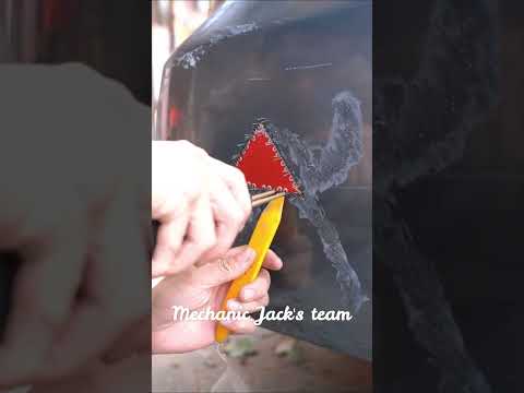 Car Bumper repair by old school way