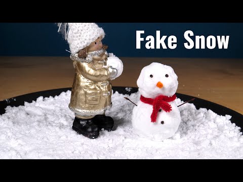 How to Make Fake Snow at Home ❄️