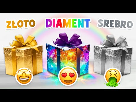 Wybierz swój PREZENT...! 🎁 ZŁOTO, DIAMENT czy SREBRO ⭐💎🔘