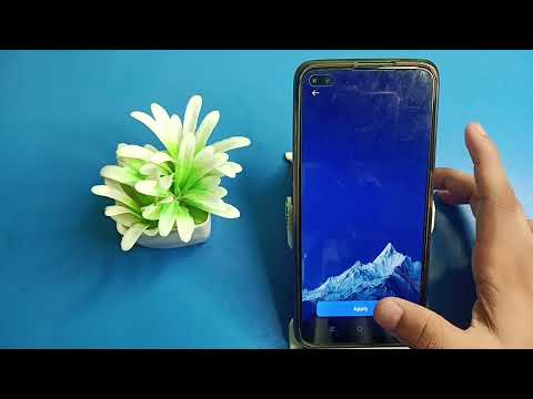 how to set screen lock wallpaper, in realme x50 pro mobile