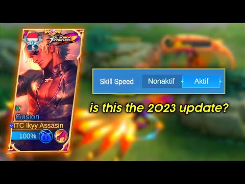 2023 SETTINGS GUSION'S SKILLS INCREASE FAST!!🤨