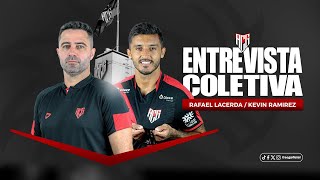 ⚫🔴 AO VIVO -  Entrevista coletiva Lacerda e Kevin Ramirez - Aparecidense 1x2 Atlético Goianiense