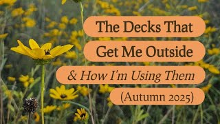 The Decks Getting Me Outside This Autumn (& How I'm Using Them) 🍁